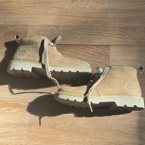 Timberland Light Brown Leather Boots